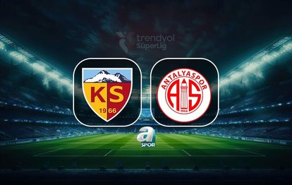 "Süper Lig'de Nefes Kesen Mücadele: Kayserispor ve Antalyaspor Çarpışıyor"